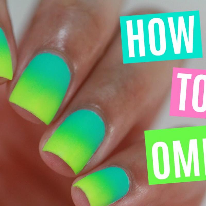 HOW TO CREATE THE SPONGE OMBRÉ